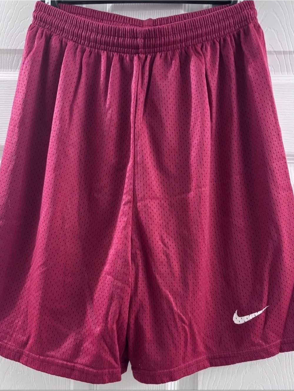 Vintage Nike Red/Berry Mesh Men’s Athletic Shorts